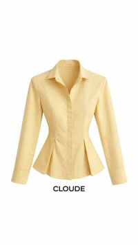 Imagem de CAMISA AMARELA CORA  - CLOUDE